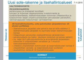 Näin hallitus tiedotti sote-ratkaisusta lauantaina aamuyöllä. Yksityiskohdista on luvassa lisätietoa maanantaina päivällä.