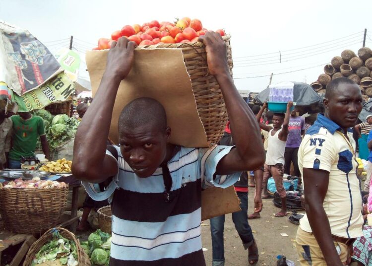 Vaikka Nigeriassa on kosolti viljavaa maata, suuria määriä ruokaa joudutaan tuo yhä tuomaan ulkomailta.