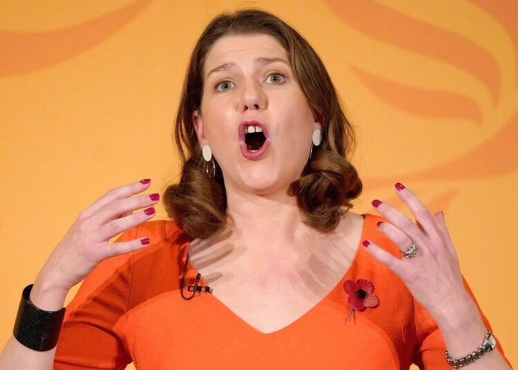 Liberaalidemokraattien johtaja Jo Swinson.