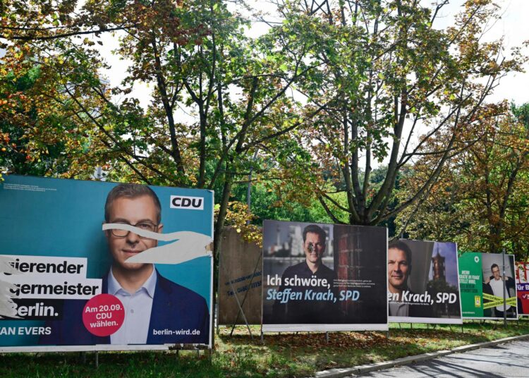 Berliinissä kampanjoidaan.