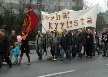 Tampereen vappumarssi 2010.