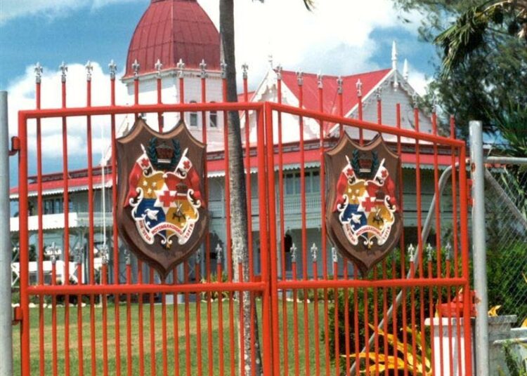 Tongan kuninkaallinen palatsi Nuku?alofassa.
