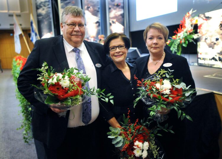 PAMin puheenjohtajat Kaarlo Julkunen, Ann Selin ja Jaana Ylitalo valittiin yksimielisesti.