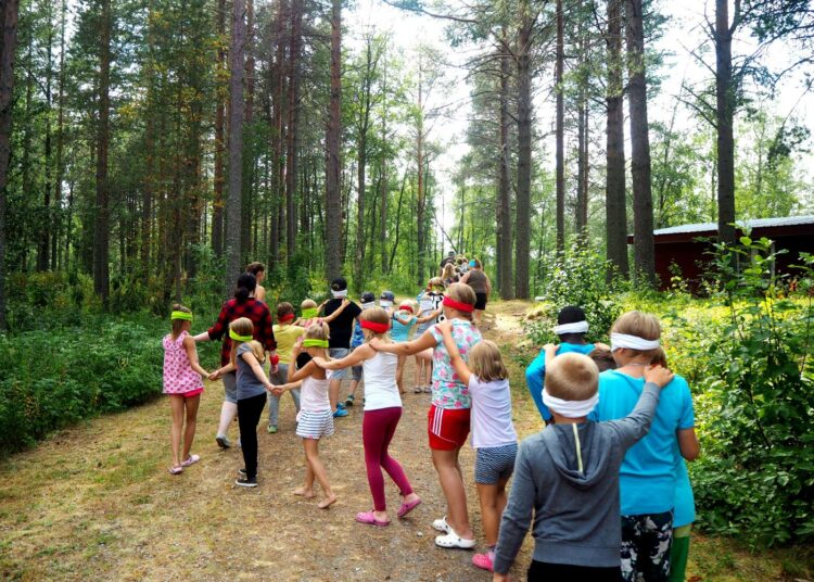 Leirillä liikunta on mukavaa ja kaikille sopivaa.