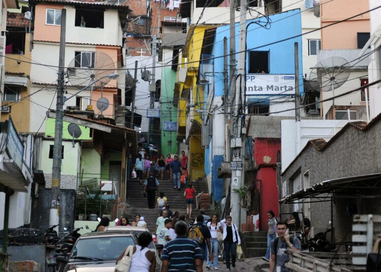 Santa Martan favela Rio de Janeirossa.