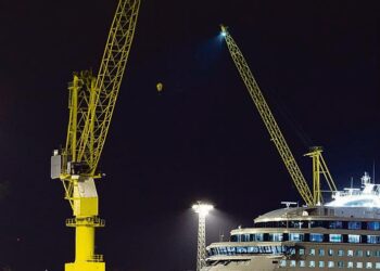 STX:n Turun telakka luovutti torstaina Viking Linelle sen tilaaman uuden risteilylautan. Laivan työllistävä vaikutus oli 2 600 henkilötyövuotta.