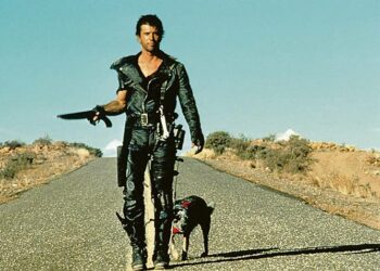 Mad Max 2 – Asfalttisoturi on apokalyptinen kulttielokuva lähitulevaisuudesta. Kuvassa Mel Gibson.