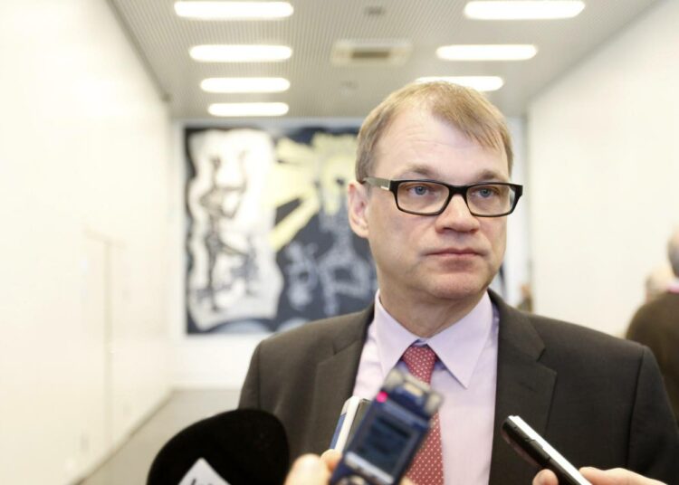 Pääministeri Juha Sipilä.