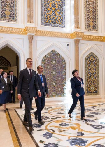 Presidentti Alexander Stubb vieraili Uzbekistanissa lokakuussa 2025.