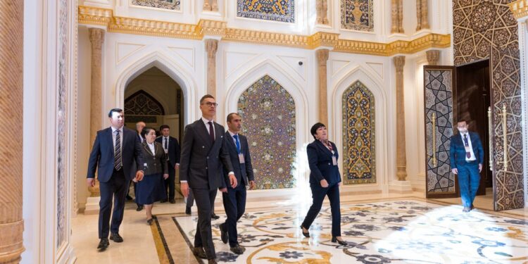 Presidentti Alexander Stubb vieraili Uzbekistanissa lokakuussa 2025.