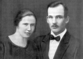 Saimi ja Onni Happosen hääkuva vuodelta 1926.