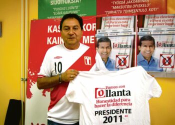 Carlos Olortegui lähtee vapun jälkeen uudelleen Peruun tekemään vaalityötä Ollanta Humalan valinnan puolesta.