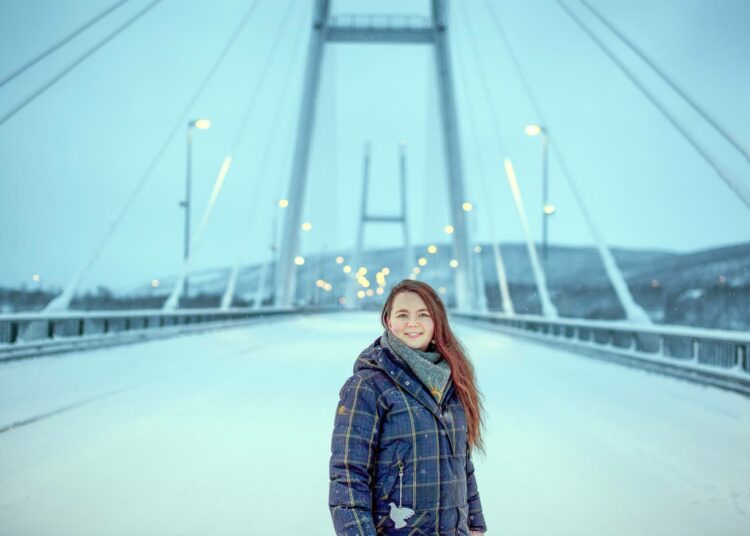 Anni Ahlakorpi kuvattiin Norjan puolella ennen koronaepidemiaa ja rajasulkua.