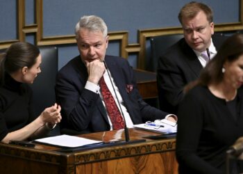 Suomen ydinasepolitiikka on muuttunut, ulkoministeri Pekka Haavisto vastasi kiertelemättä Markus Mustajärvelle.