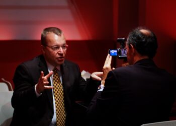 Stephen Elop ennen aikaansa Nokialla, vuonna 2008.