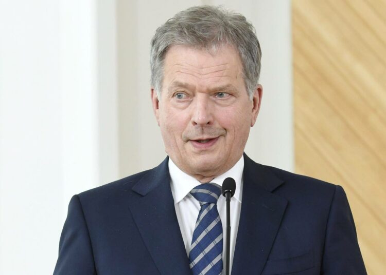 Tasavallan presidentti Sauli Niinistö pyrkii jatkokaudelle.