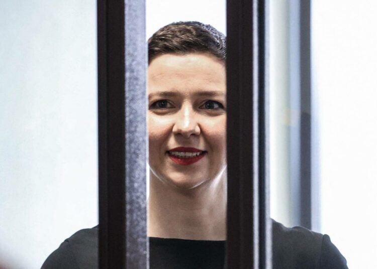 Maryja Kalesnikava tuomittiin syyskuussa 11 vuoden vankeuteen.