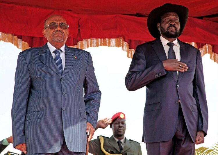Sudanin ja Etelä-Sudanin presidentit Omar al-Bashir ja Salva Kiir tapasivat lokakuussa yrittäen sovitella kiistojaan.