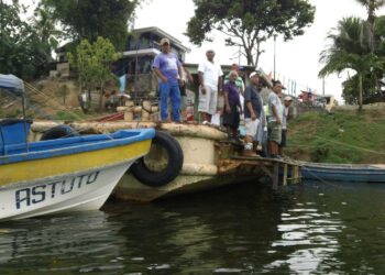 Nicaragualaiset kalastajat Karibianmereen laskevan Punta Gorda -joen satamassa eivät ole havainneet merkkejä uudesta kanavasta, vaikka sen toisen pään on määrä sijaita täällä.