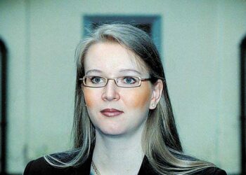 Tutkija Villiina Hellsten kesällä 2001.