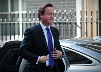 Iso-Britannian pääministeri David Cameron.