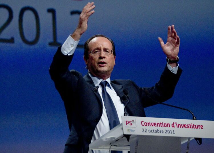 Jos Ranskan presidentinvaalit pidettäisiin nyt, sosialistien François Hollande voittaisi ne selvästi.