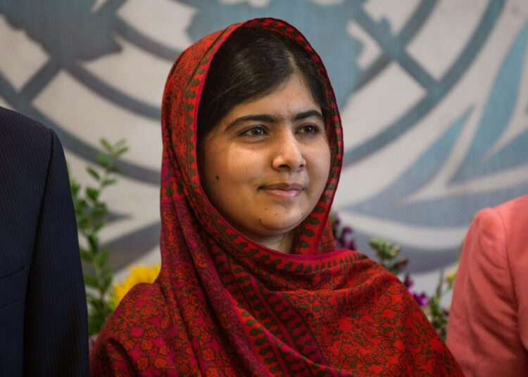 Malala Yousafzai kuvattuna elokuussa YK:ssa New Yorkissa.