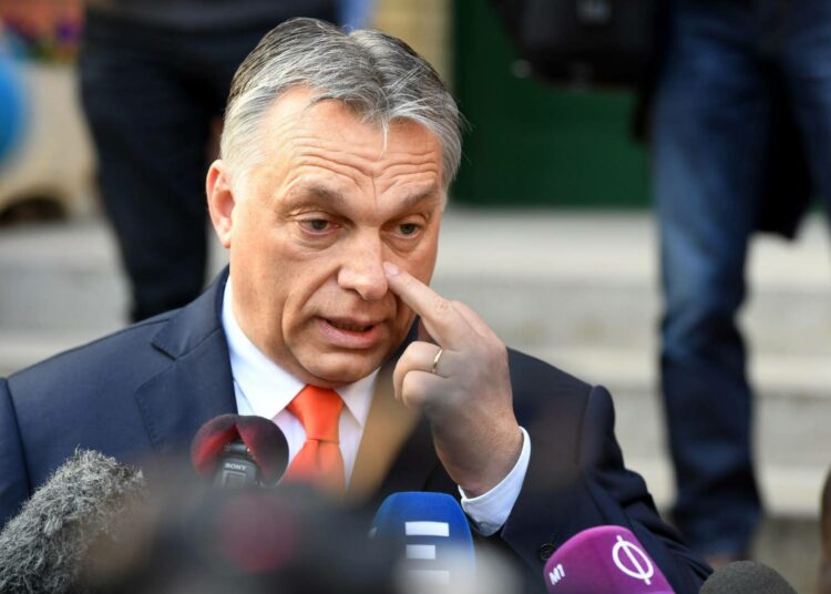 Tässäkö ovat eurooppalaiset arvot tänään? Kuvassa Unkarin pääministeri ja Fidesz-puolueen johtaja Viktor Orbán.