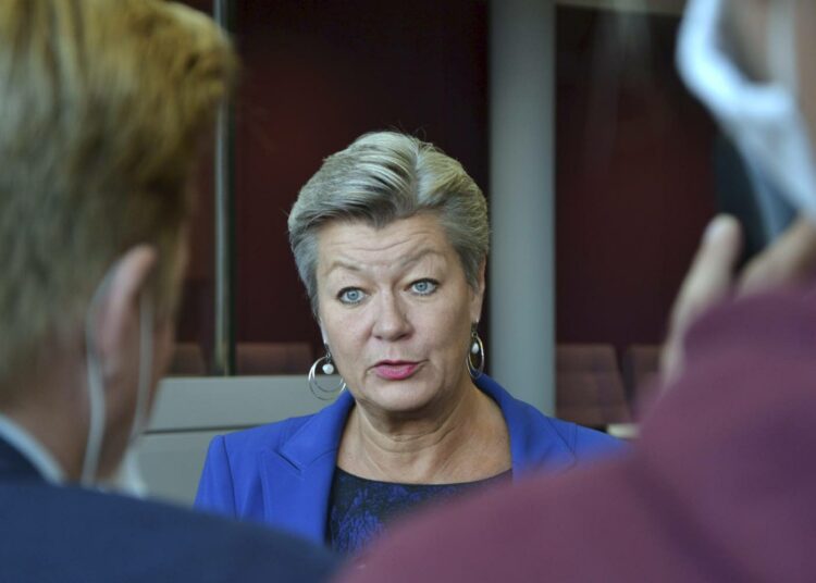 EU:n sisäasiainkomissaari Ylva Johansson kertoi komission maahanmuuttopaketin sisällöstä pohjoismaiselle medialle Brysselissä keskiviikkona.