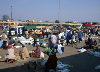 Linja-autoasema Masvingossa Zimbabwessa.