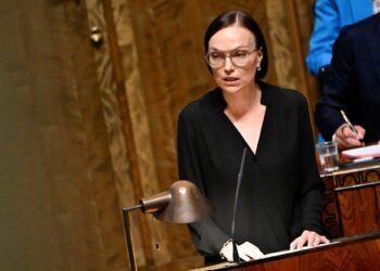 Johtopäätös koko sopasta voisi olla vaikkapa se, että jos se näyttää ankalta ja liikkuu kuin ankka, se on todennäköisesti kokoomuksen kaverikapitalismia, Minja Koskela sanoi ryhmäpuheessa.