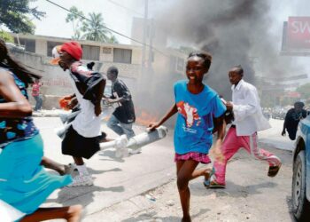 Haitilaiset osoittivat mieltään nykyistä presidenttiä René Prevalia vastaan heinäkuun alussa.