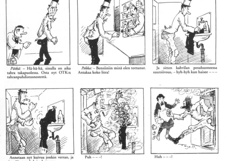 Ola Fogelberg eli Fogeli kuvitti 1910-luvulla pääasiassa vasemmistolaisia lehtiä. Hänen tunnetuin työnsä on kuiten-kin sarjakuva Pekka Puupää. Se syntyi, kun vuonna 1925 työväenosuuskauppojen keskusjärjestö Kulutusosuuskuntien Keskusliitto (KK) pyysi Fogelbergiltä sarjakuvaa julkaisemaansa Kuluttajain Lehteen.
