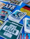 Äärioikeistolaisen AfD-puolueen mainoksia Saksi-Anhaltin osavaltiossa. Puolueen kärkiehdokas on Ulrich Siegmund.