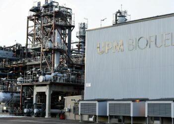 UPM tuottaa muun muassa biopolttoainetta Lappeenrannassa.