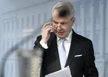 Ulkoministeri Pekka Haavisto esitteli hallituksen esityksen Suomen Nato-jäsenyydestä.