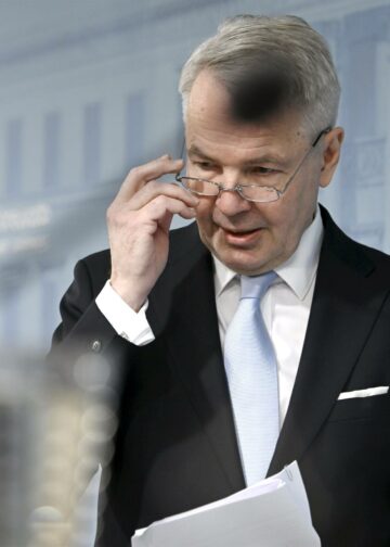 Ulkoministeri Pekka Haavisto esitteli hallituksen esityksen Suomen Nato-jäsenyydestä.