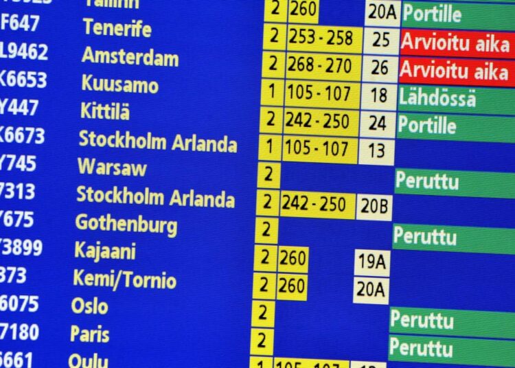 Lentolakko päättyi sovintoesityksen hyväksymiseen, mutta liikenteen palautuminen normaaliksi vie muutaman päivän.