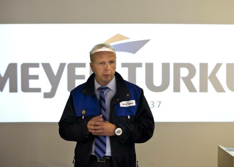 Entinen STX:n Turun telakka on nyt Meyer Turku. STX Finlandin varatoimitusjohtaja Jari Anttila kertoi omistajuusmuutoksesta telakalla 19.9.