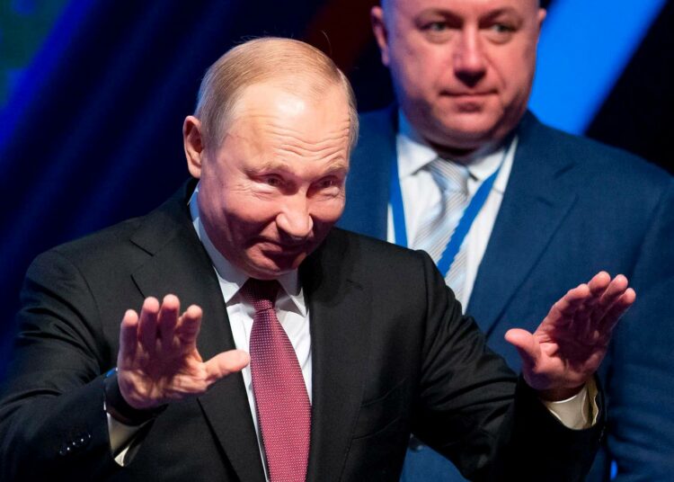 Venäjän presidentti Vladimir Putin on puhunut maailmanrauhasta.