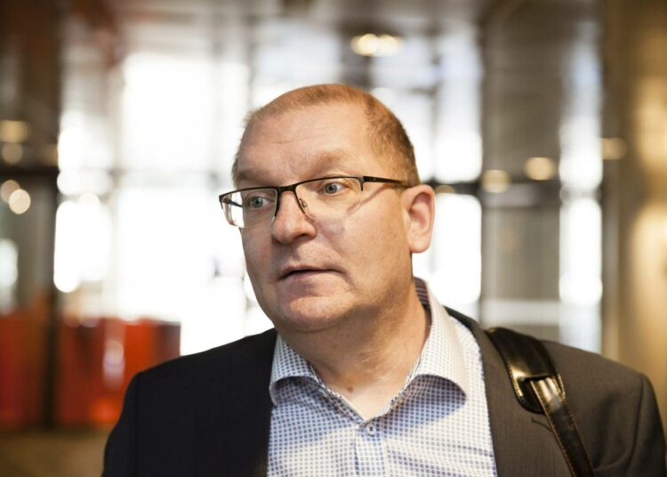 Metalliliton puheenjohtaja Riku Aalto.