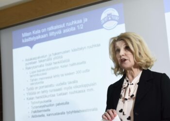 – Olemme parempaan suuntaan menossa, mutta se on ollut hidasta, sanoi Kelan pääjohtaja Elli Aaltonen tänään pidetyssä tiedotustilaisuudessa.