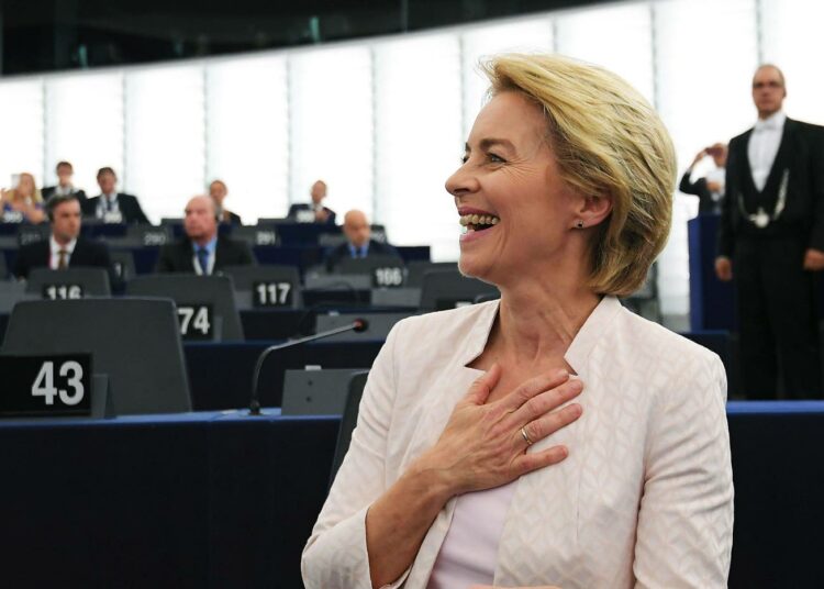 EU-komission puheenjohtaja Ursula von der Leyen.