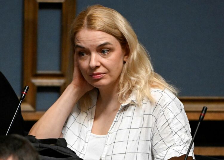 Vasemmistoliiton kansanedustaja Mai Kivelä.