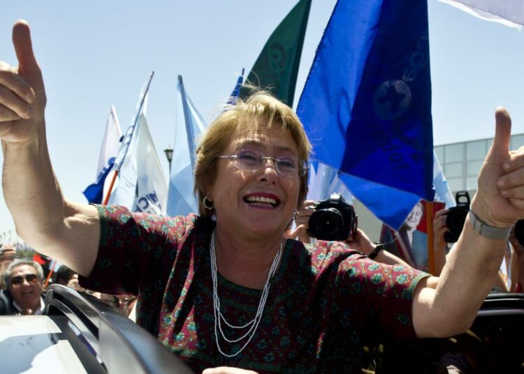 Michelle Bachelet.