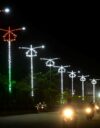 Ledikatuvaloja on asennettu Hyderabadin kuuluisan Necklace Roadin ympäristöön. Kaupungin sydämessä sijaitseva maisemallinen bulevardi kaartuu Hussain Sagar -järven ympäri.