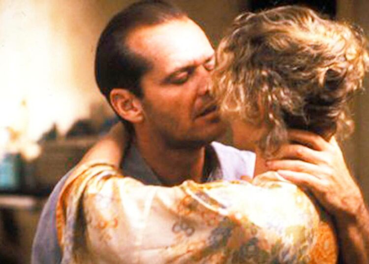 Jack Nicholson ja Jessica Lange salarakastavaisina.
