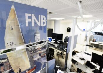 FNB:n toimitus Helsingissä.