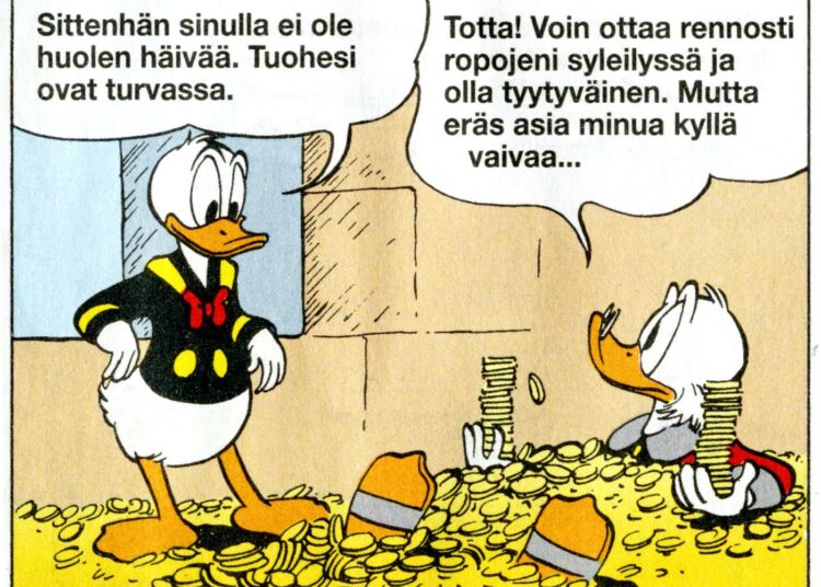 Carl Barksin klassikkotarina Rahalähde ilmestyi vuoden ensimmäisessä Aku Ankassa.