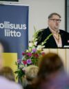 Teollisuusliiton varapuheenjohtaja Turja Lehtonen.